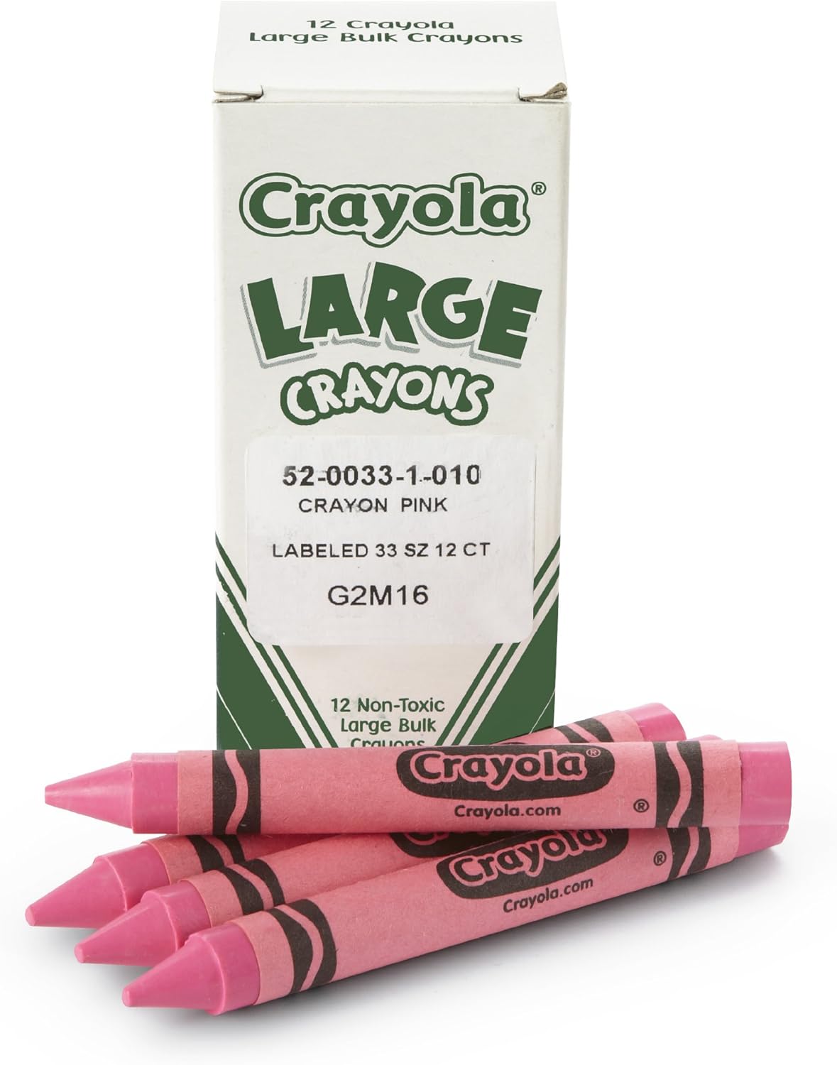 Crayola Bulk Crayons Large Size, Carnation Pink Pack of 12 Amazon.co