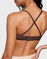 INLYRIC Women's Sheer Strapless Bras Mesh Sexy