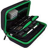 TAKECASE Hard Shell Carrying Case - Compatible with Nintendo 3DS XL and 2DS XL - Fits 16 Game Cards and Wall Charger - Includ