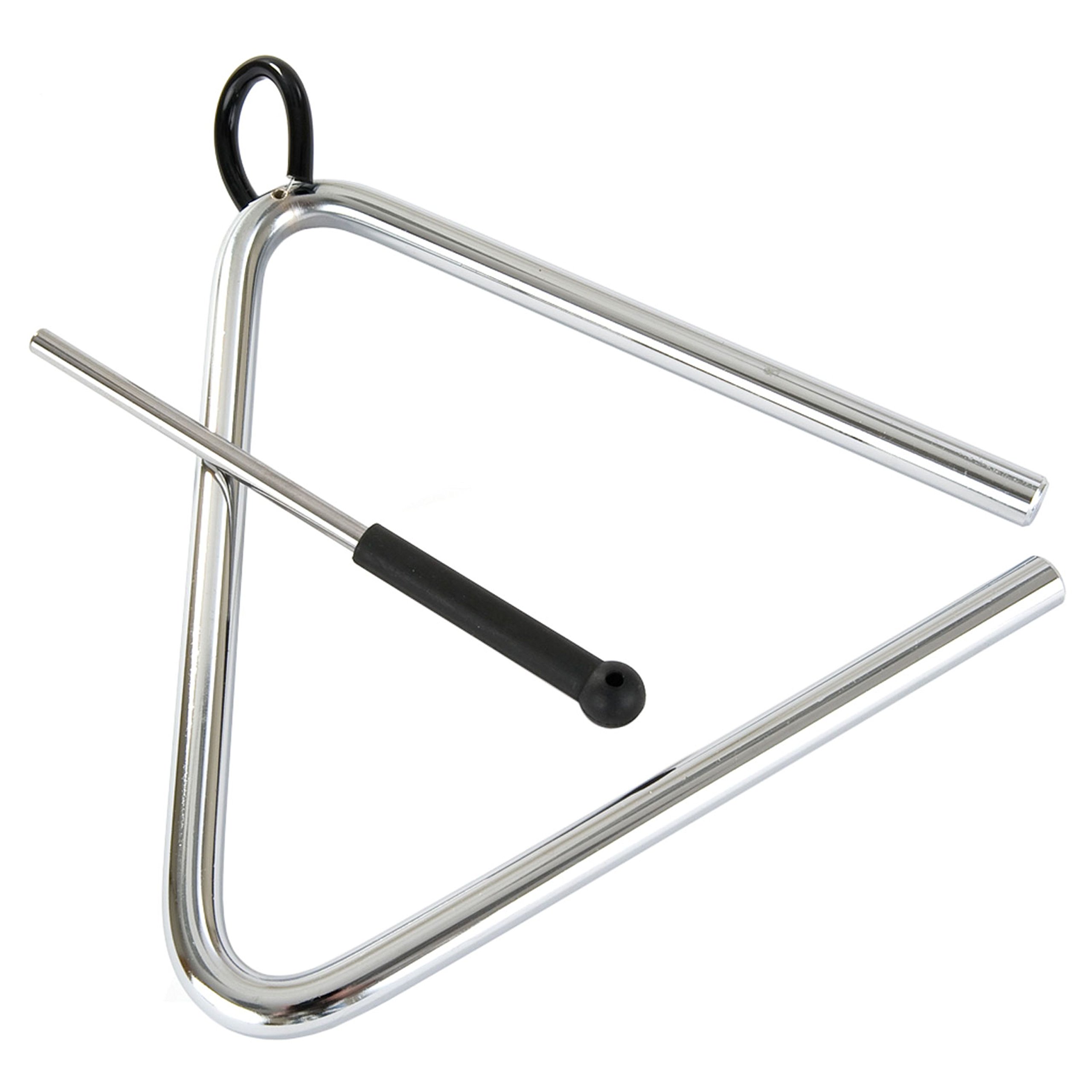 Percussion Plus PP970 Triangle ,Silver,8 inch