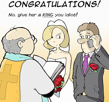 Twizler Carte Humoristique Avec Mariage Pretre Et Telephone Portable Carte Vierge Humour Card Carte De Mariage Fiancailles Card Carte De Felicitations Amazon Fr Fournitures De Bureau