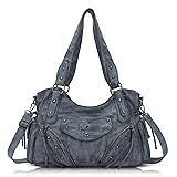 Angel Kiss Hobo Bag for Women Retro Leather Purses