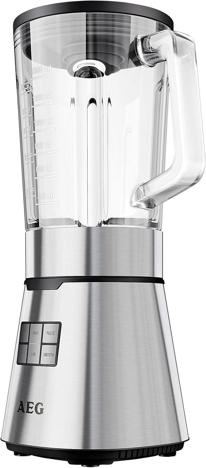 AEG SB7300S Glass Blender 900W Stain­less Steel Amazon.co.uk Kitchen & Home