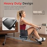 Sunny Health & Fitness SF-RW1205 Rowing Machine 12 Resistance Levels view 2