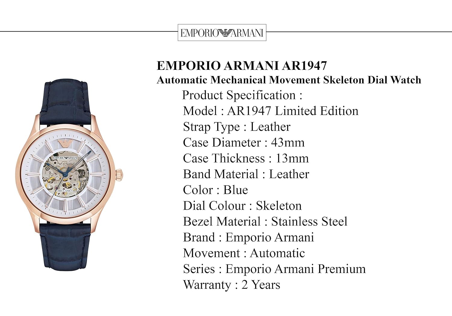 emporio armani ar1947