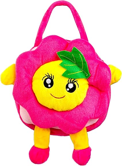 Pre Nursery Kindergarten Prep School Soft Stuffed Plush Bags for Kids Children Boys Girls Cartoon Shaped for 2- 5 Years (Sunflower)