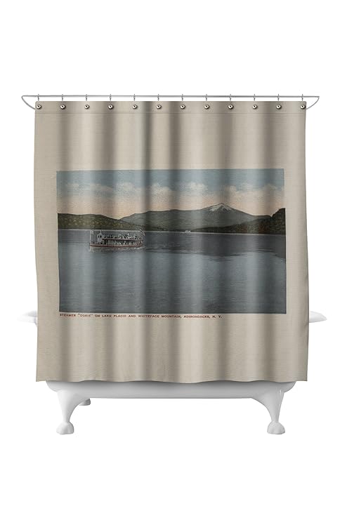 Amazon Com Lake Placid Ny View Of Steamer Doris 71x74