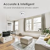 Wisualarm Smoke Alarm 10 Year Battery EN14604 UKCA 3 Pack view 2