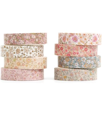【新品】solol - washi Amazon.com: YUBX Vintage Washi Tape Set 20 Rolls Skinny