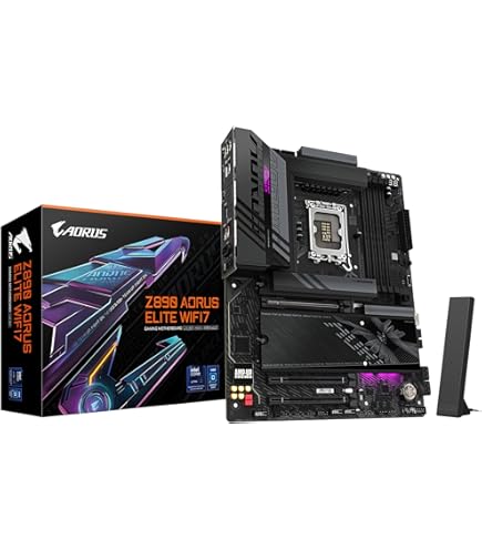GIGABYTE Placa mãe Z890 AORUS Master AI TOP Intel Core Ultra