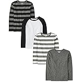 The Children's Place Boys Long Sleeve Knit Shirts 4-Pack
