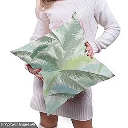 Ambesonne Palm Tree Fabric by The Yard, Leafy