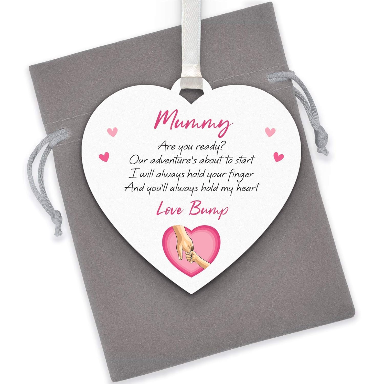 Mummy To Be Gifts Personalised Mummy and Baby Holding Hands Gifts from Bump To Mum