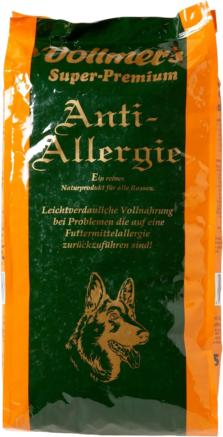 Vollmer�s 37091 Hundefutter AntiAllergie 5 kg Amazon.de Haustier