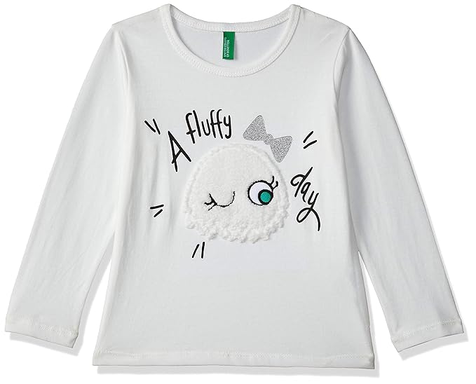 Baby Girls Animal Print Regular Fit T-Shirt