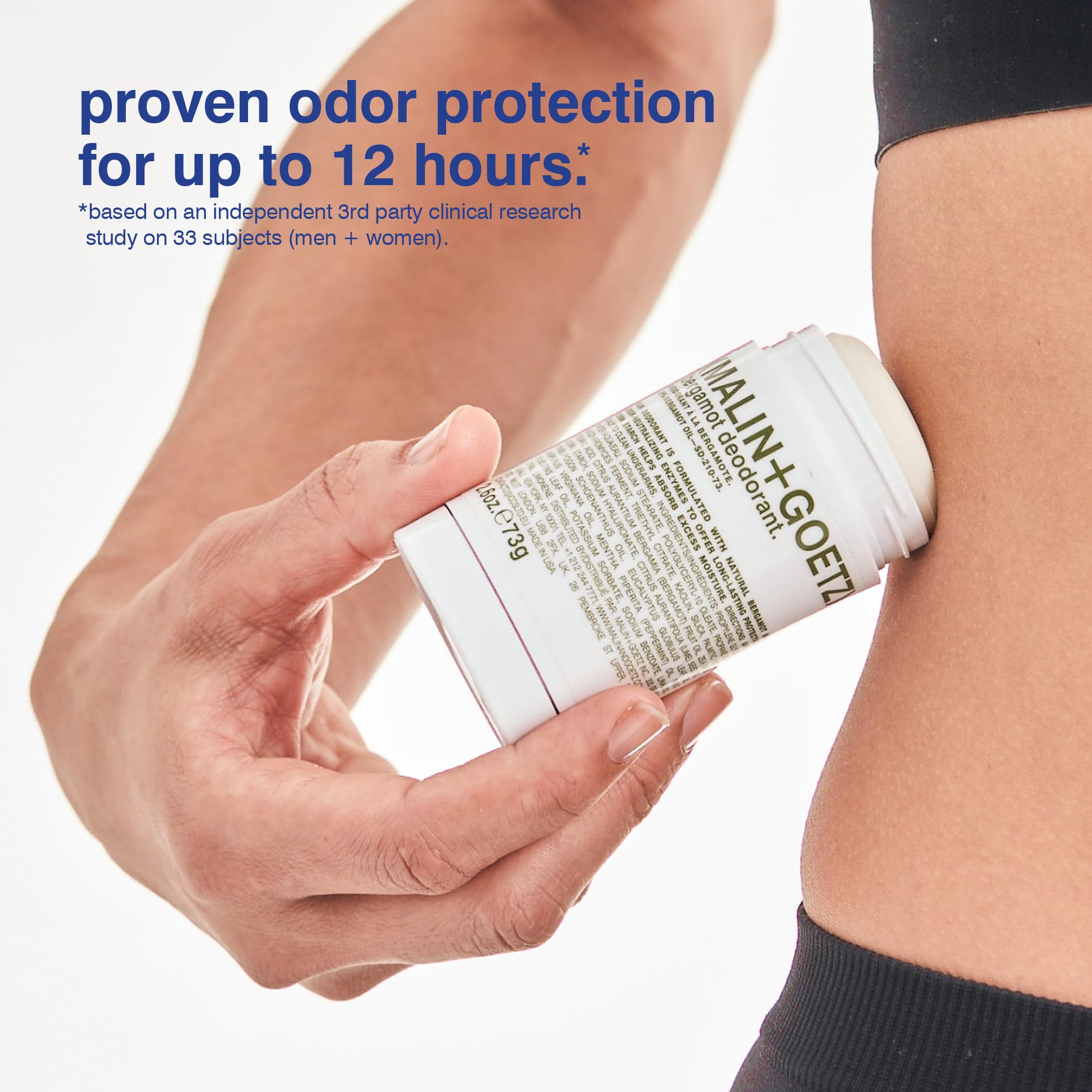 MALIN+GOETZ Deodorant | Eucalyptus, Bergamot, Otto Scents | Aluminum-Free, Residue-Free, Refreshing Gel Stick Formula | Vegan & Cruelty-Free (2.6oz & 1oz Sizes)