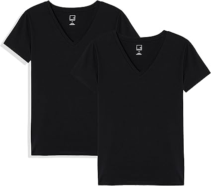 tee shirt col v femme marque