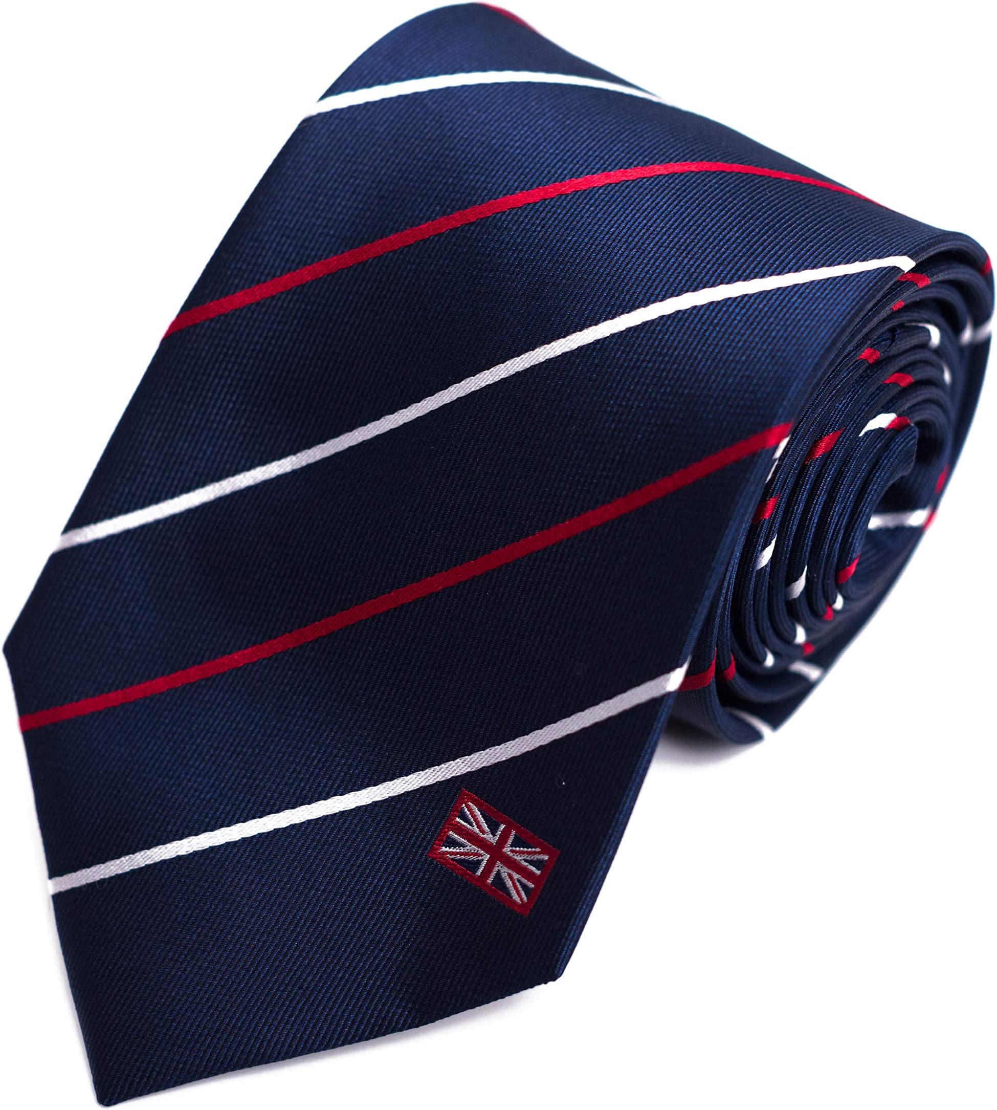 United Kingdom Tie 100% Woven Silk