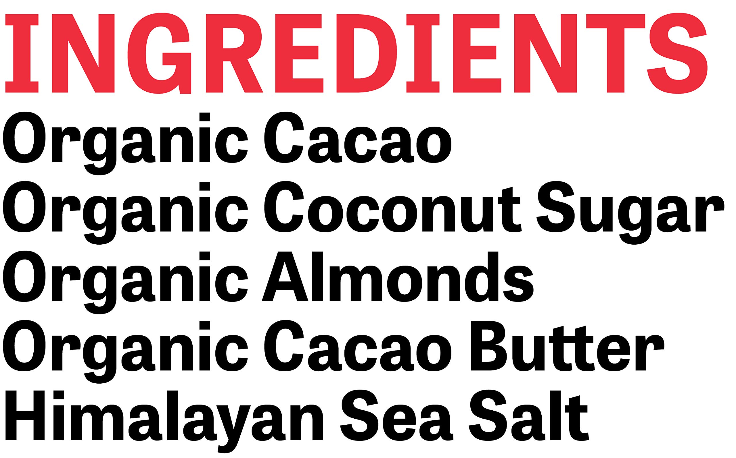 Evolved Chocolate Organic Almond Sea Salt Chocolate Bar 72 Cacao