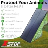 XSTOP Solar Powered Fence Energiser 0040 2 Km Range Kit USB Charge Horse Animals view 2
