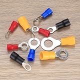 Vwoqiy 102 Pcs Electrical Wire Connectors Terminals Kit 4 Color RV1.25-8 view 3