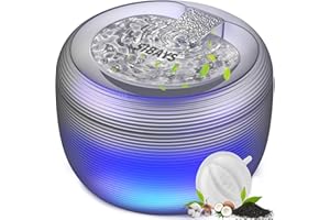 SIBAYS 118oz/3.5L Cat Water Fountain, Automatic Pet Water Fountain for Cats Indoor, Super Quiet Cat Drinking Fountain with Visible Water Level & LED Shortage Reminder, Dog Water Fountain Easy to Clean