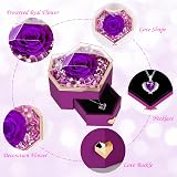 CSYY Preserved Real Rose Gift with Necklace for Her - Eternal Love view 2