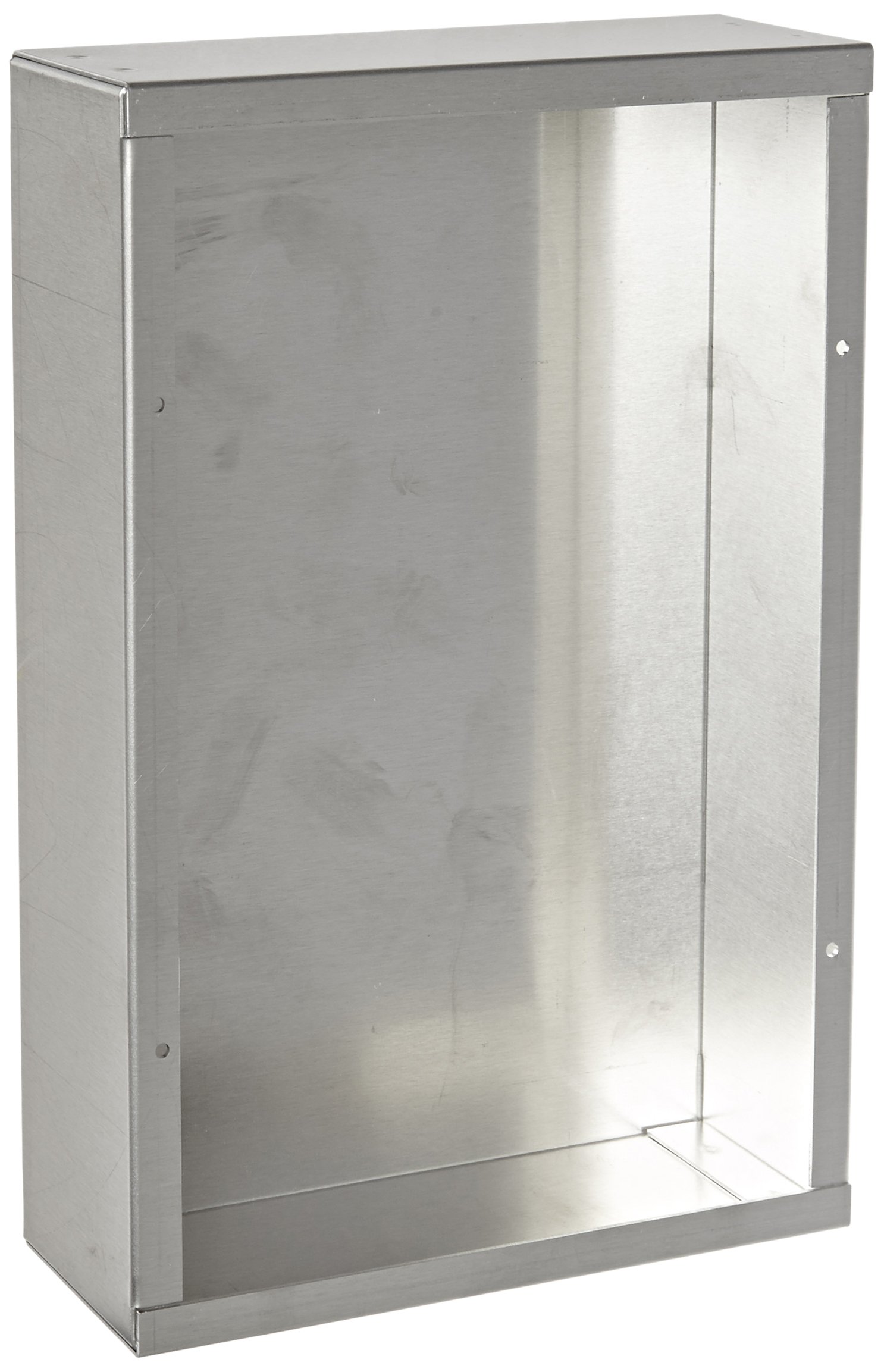 BUD Industries AC-1419 Aluminum Chassis, 12" Length x 8" Width x 2-1/2" Height, Natural Finish