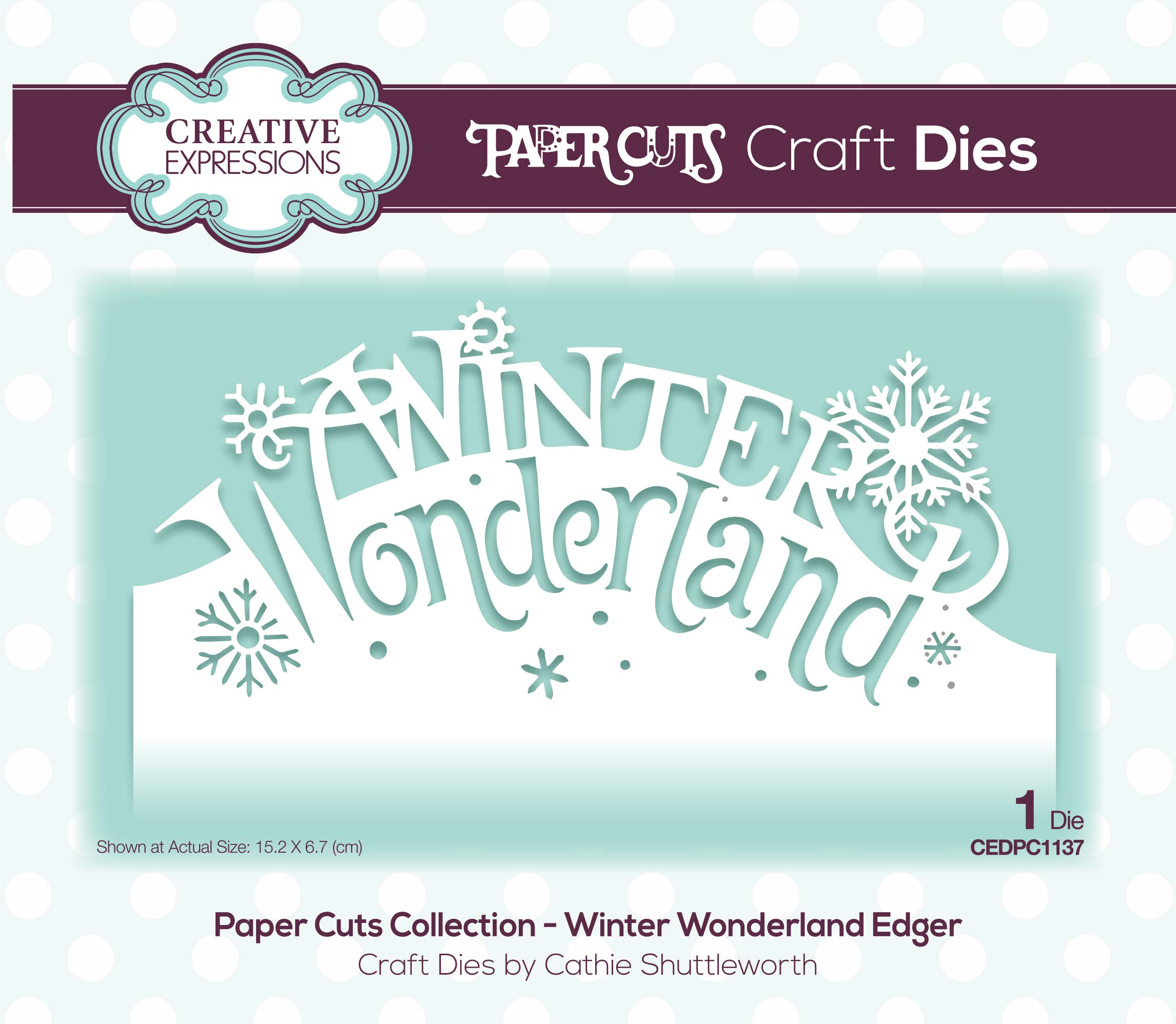 Paper Cuts Edger - Winter Wonderland - Craft Die, CEDPC1137