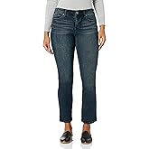 Bandolino Womens Mandie Signature Fit High Rise Straight Leg Jean Plus Size