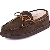 Minnetonka Men's Pile Lined Hardsole Slipper