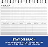 UniBrands Ultimate Gym Workout Log Book XL A5, 100 Workouts, Goals & Progress view 6