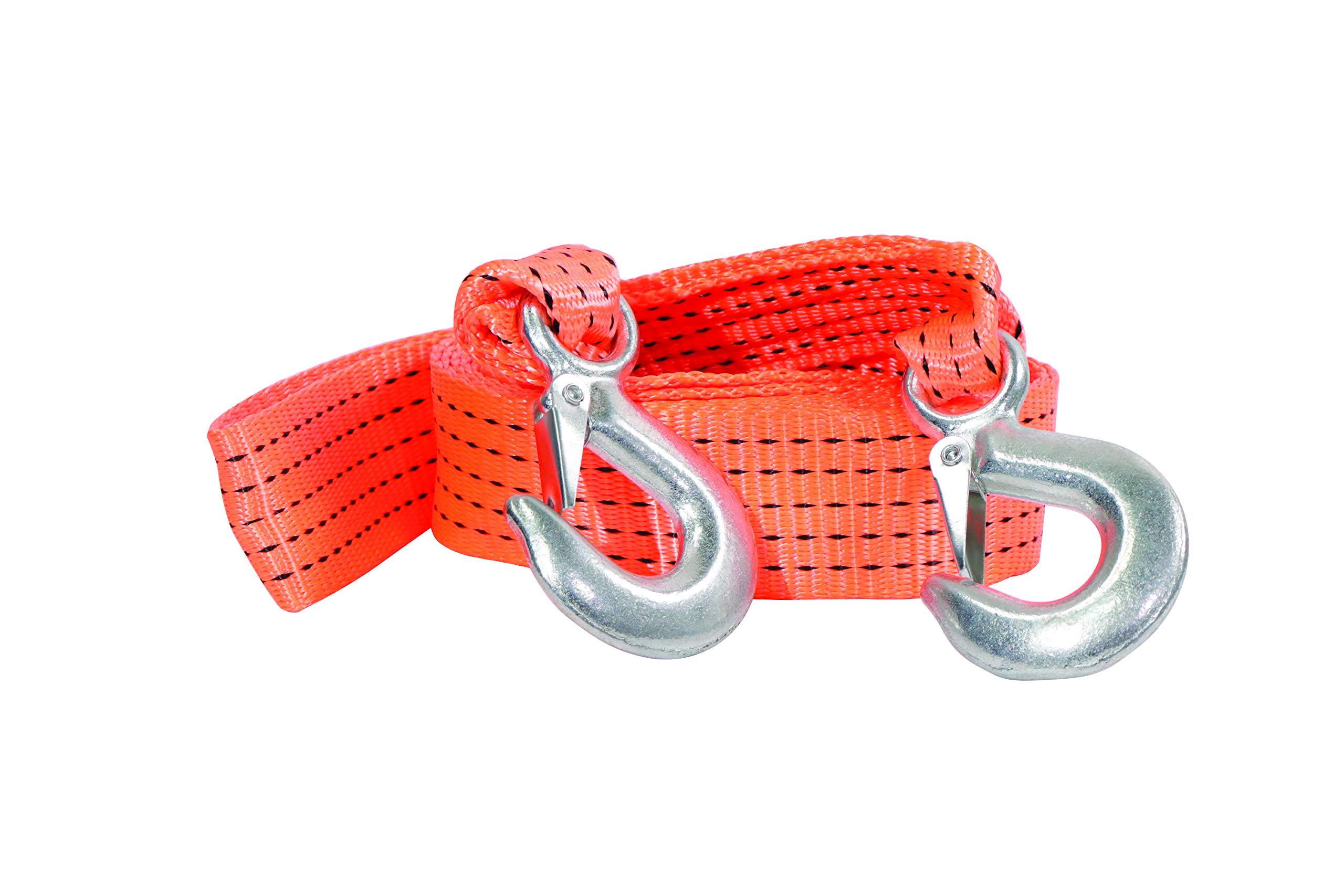 Streetwize - Heavy Duty Tow Belt w/Steel Hooks - 6.5 Tonnes, 3.5 Metre Length - Ideal For Towing: Cars, 4x4, Vans and Agricultural Vehicles