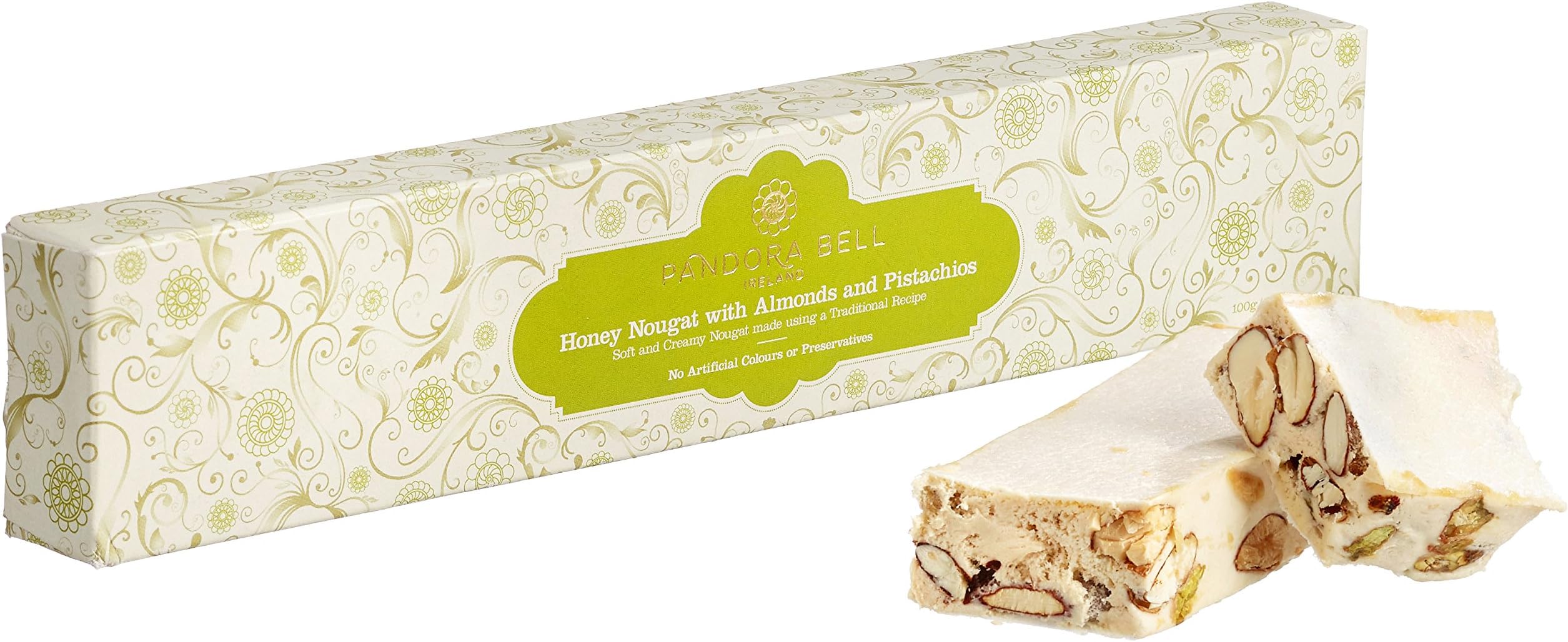 Pandora Bell Honey with Almonds and Pistachios 100 g (Pack of 2)