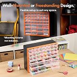 VonHaus 44 Drawer Organiser with Adjustable Dividers Plastic Tool Box 44 view 5