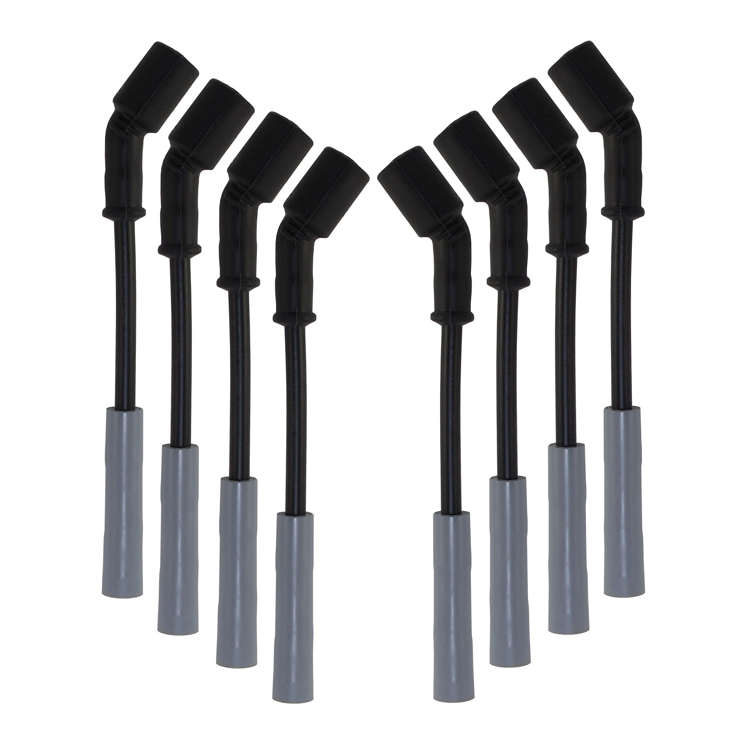 HINSON Black LSx Performance Car Spark Plug Wire Set LS1 LS2 LS3 LS6