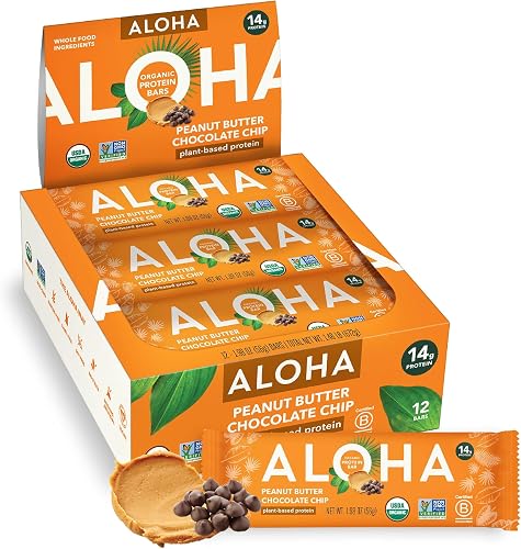 ALOHA barras de proteína orgánicas a base de plantas, mantequilla de — Refrescos