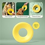 Earth Rated Flying Disc Dog Toy Small Yellow 7.2 inch TPE Floats Water view 2