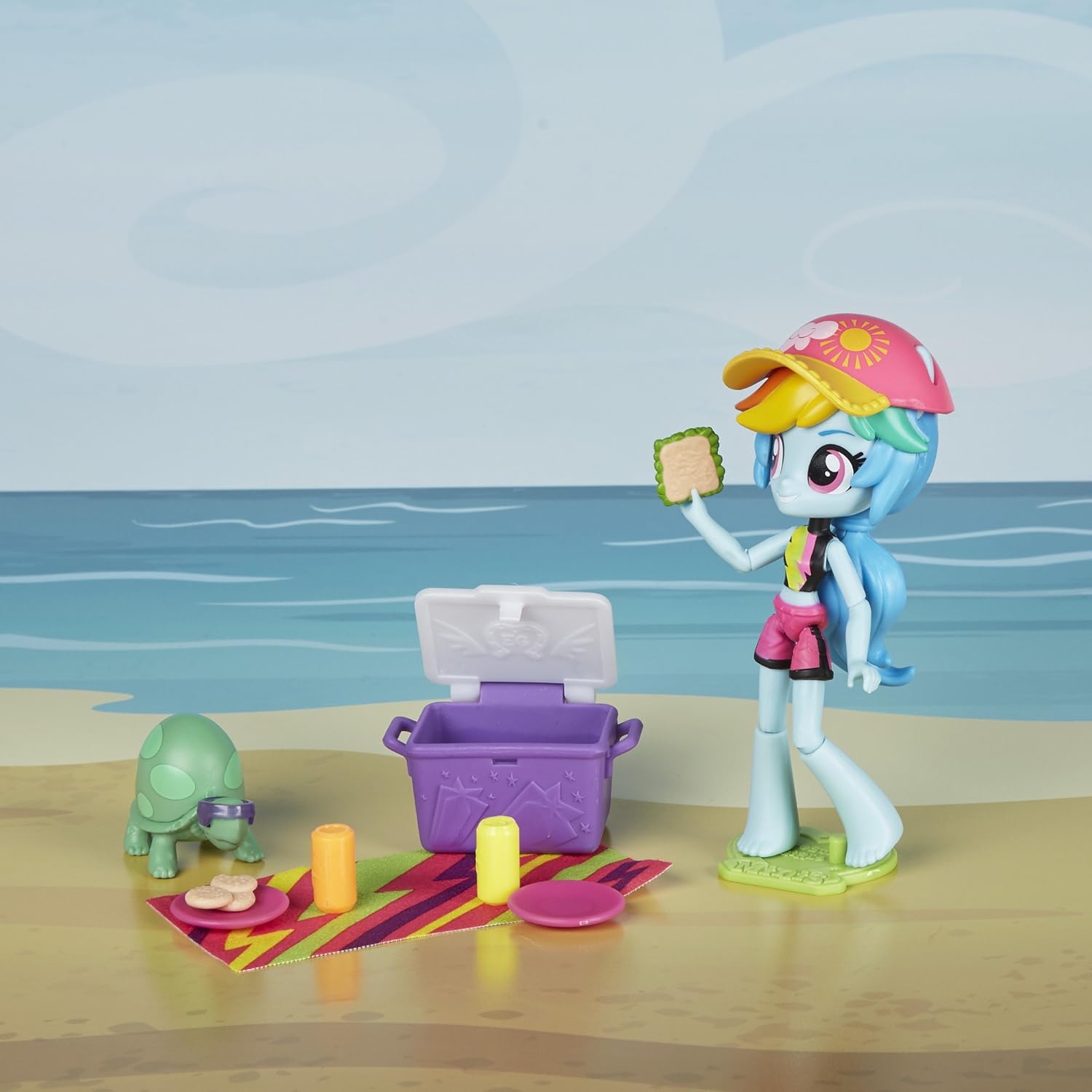 rainbow dash sporty beach set