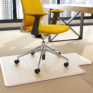 Amazon.com : Chair Mat for Carpet Floors with Lip 48 x 36 ...