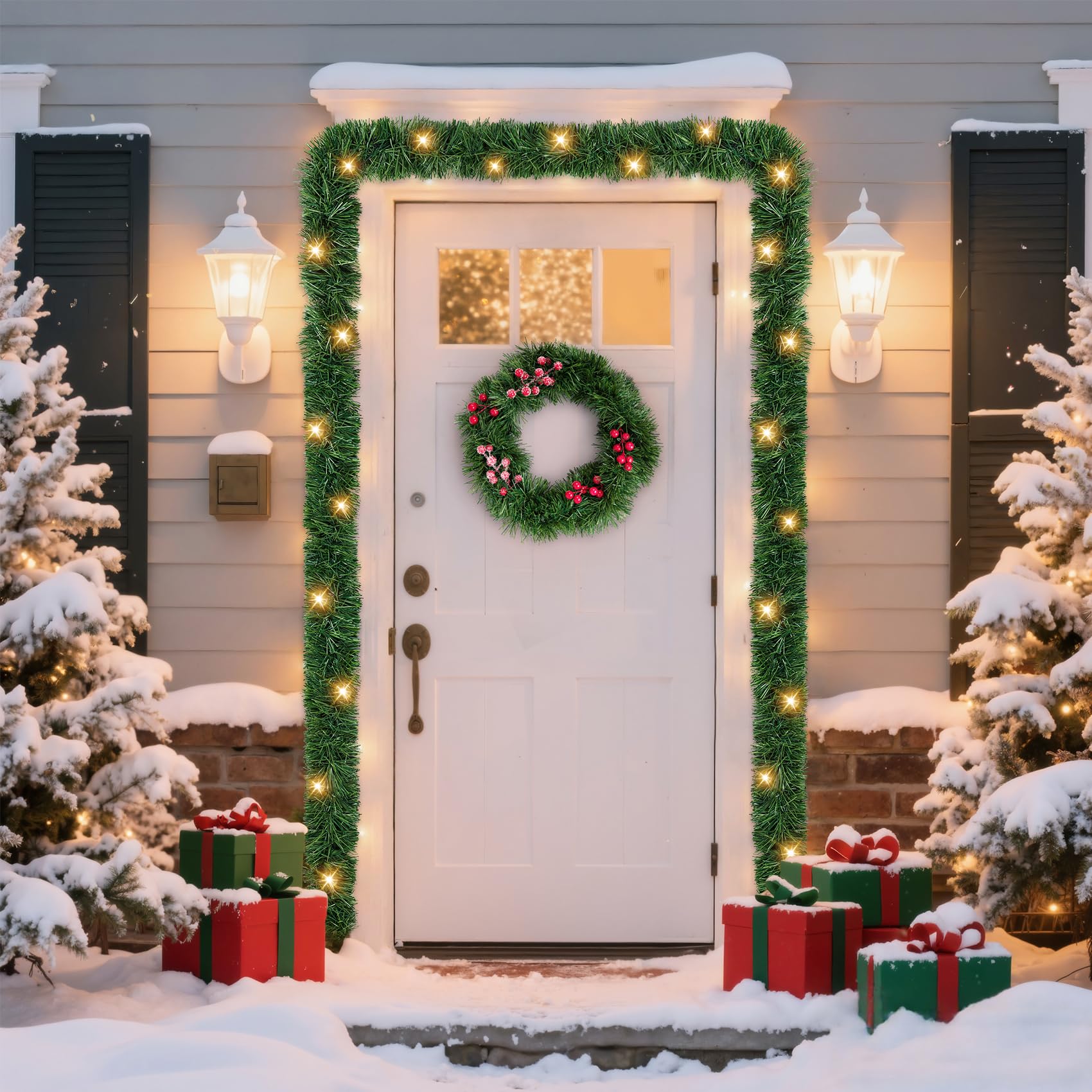 Photo 1 of 19.7 Ft Lighted Garland