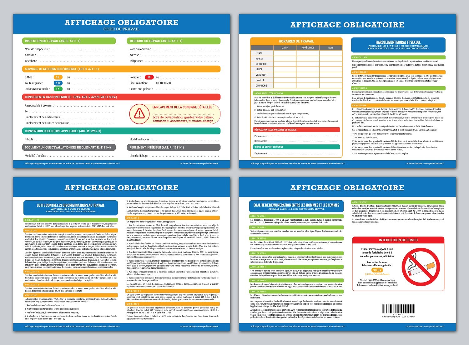 Affichage Obligatoire Entreprise Moins De 10 Salariés Gratuit