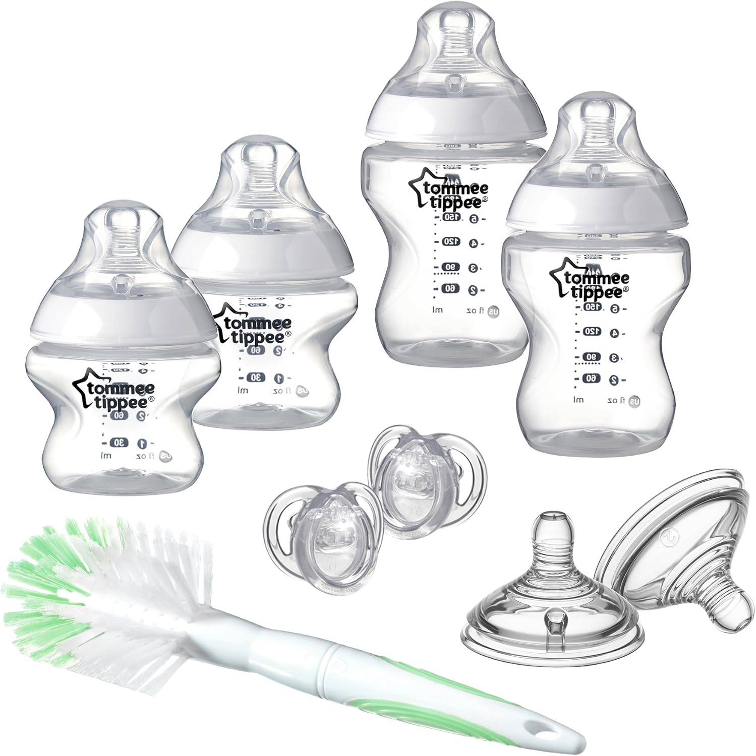 Tommee Tippee Newborn Baby Feeding Kit Closer To Nature Starter Bottles