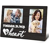 cocomong Dog Memorial Gifts for Loss of Dog, Pet Memorial Gifts Picture Frame, Sympathy Gift Pet Picture Frame Holds 2 4x6 Inches Photos for Family & Friend