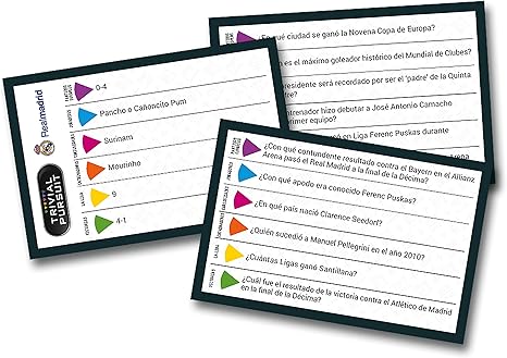 Winning Moves Trivial Bite Real Madrid CF (10308), Multicolor: Amazon.es: Juguetes y juegos