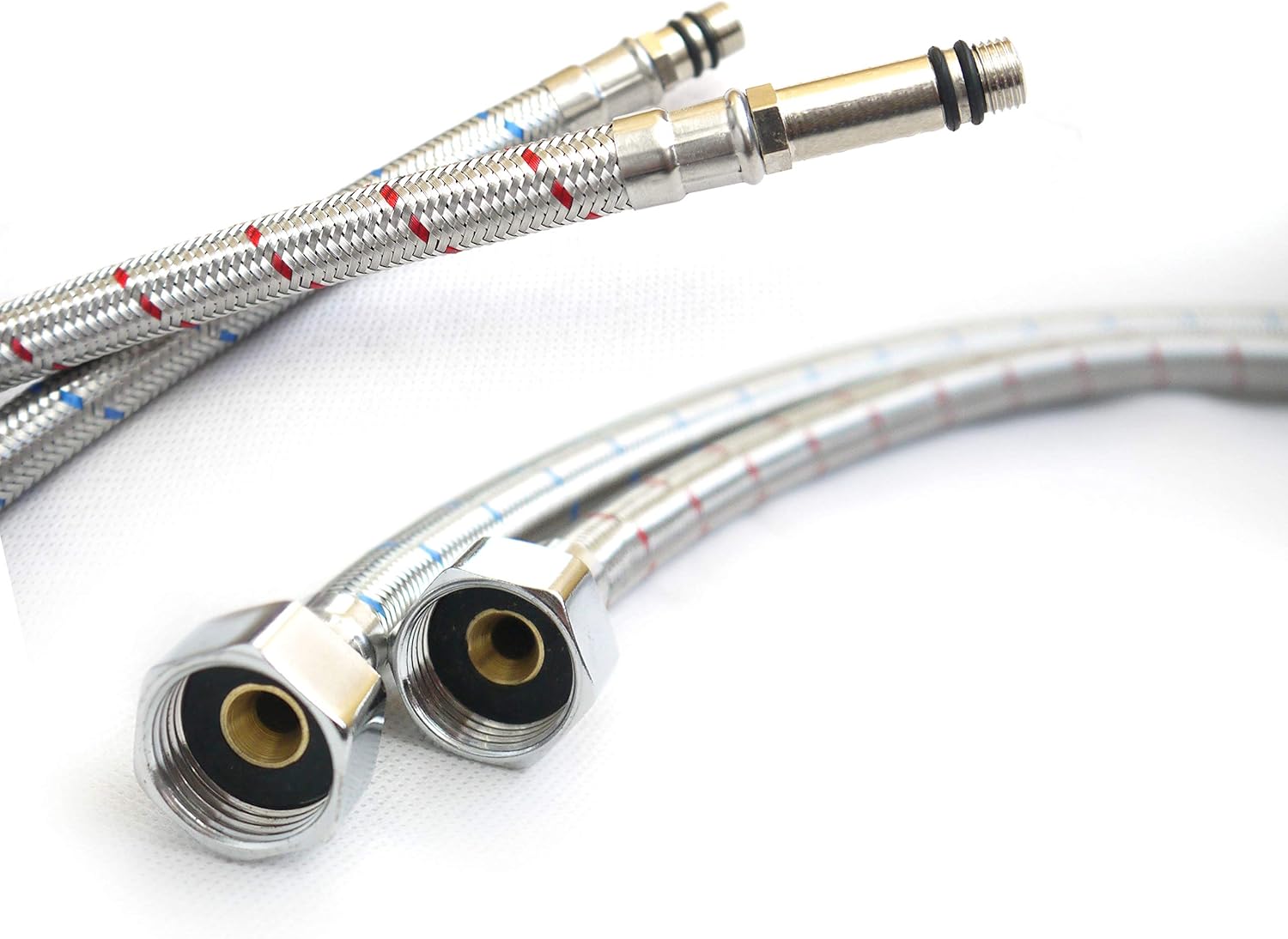 Xcel Home 2 x M12 x1/2 BSP (300mm) Kitchen/Basin Monobloc Mixer Tap