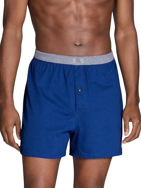fruit of the loom mens knit shorts
