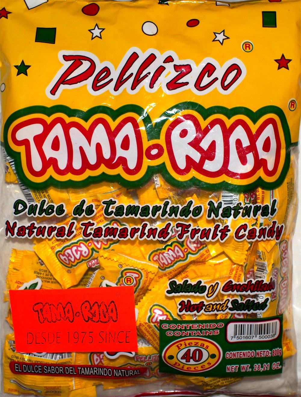 TAMAROCA ( Palebola 16 Tamarind Lollipops with salt and