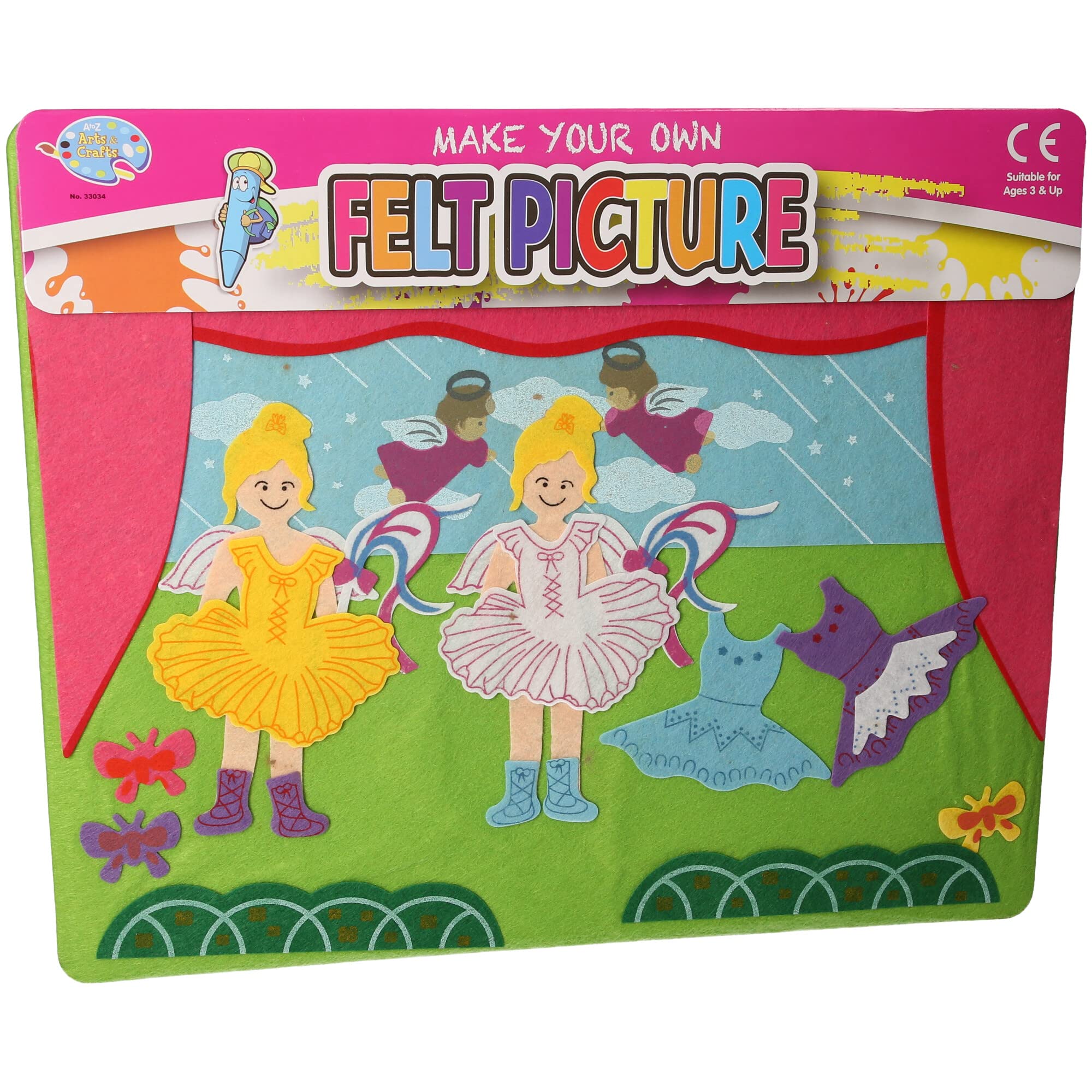 FELT PUZZLE 2 ASSTD LARGE