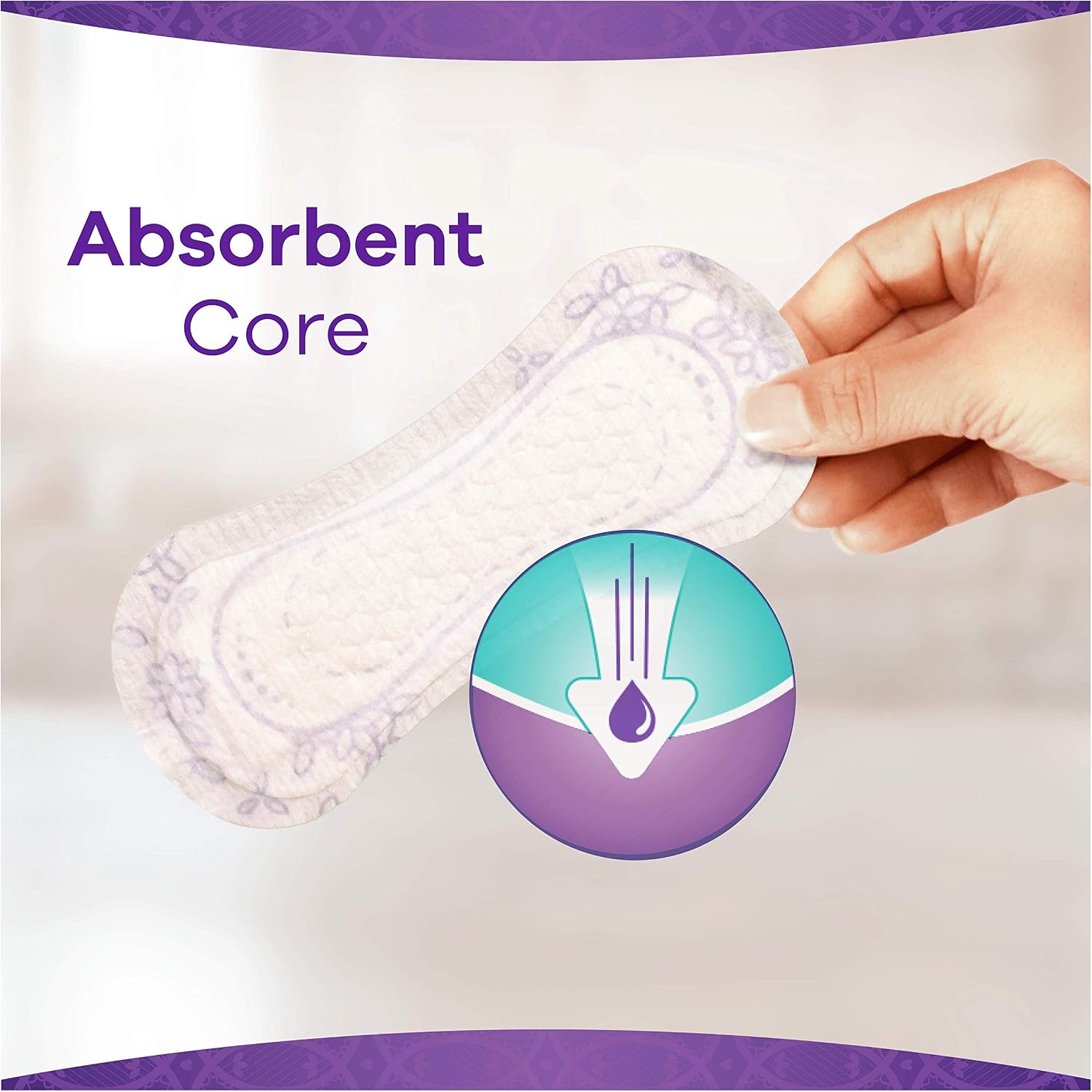 Always Dailies Fresh & Protect Panty Liners Normal x 60, Breathable, Flexible And Comfortable With Absorbent Core - Image 5